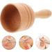Minkissy Handheld Wooden Cup Massage Tool - Maderotherapy & Lymphatic Drainage Device | Body Shaping | 18x7.5cm - Buy Online on GoSupps.com