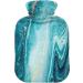 Abstract Ocean Blue Marble Heat Bottle | 1L Pain Relief Water Heating Pillow & Hot Water Bed Warmer for Menstrual Cramps - Buy Online on GoSupps.com