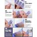 EBANKU Cured Gel Nail Strips - Long Lasting Waterproof Nail Wraps with Cuticle Stick & Nail File - DIY Gel Nail Stickers (BSS-0042) - Buy Online on GoSupps.com