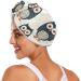 Funny Owl Hair Towel 2 Pack - Super Absorbent Quick Dry Hair Turbans for Women & Girls - Buy Online on GoSupps.com