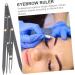 Balacoo 3pcs Eyebrow Scale Makeup Tools Brow Mapping Tool Measuring Tool Eyebrow Shape Eyebrow Pencil Miss 1 count (Pack of 1) Blackx3pcs - Buy Online on GoSupps.com