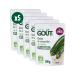 GOOD GO T - Zucchini Risotto With Goat - Cooking Dish For Baby - From 8 Months - Milled Pur e - Made in France - Micro-Ripple Bags - 5x190g