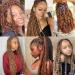 LEEVE 16 Inch Pre-Separated Springy Twist Hair | 8 Packs Crochet Hair for Afro Marley Locs | Distressed Locs & Kinky Braiding Hair Extensions (30#) - Buy Online on GoSupps.com