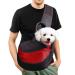 Summary dog small dog carrier PET spinning carrier bag carrying bag travel hands-free body cross-body carrier with collar for dog/cat/rabbit under 2.5kg/5.5lb outside subway