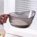 HMLTD Drain Basket - Multi-Purpose Bowl Strainer with Multi Fine Holes | Kitchen Utensils for Rice Tomatoes Soybeans Peppers Apples Grapes Gray - Buy Online on GoSupps.com