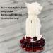 KYEESE Plaid Dog Sweater Dress with Leash Hole & Bowtie - Medium Beige - Buy Online on GoSupps.com