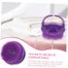 TEHAUX 5pcs Silicone Bath Brush Set for Kids and Adults - Purple Shower Massage Brush and Body Cleaning Tool - Buy Online on GoSupps.com