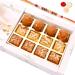Ghasitaram Gifts Rakhi Gifts for Brothers Rakhi Sweets - North Indian Mix in White Box with Beads Rakhi