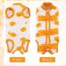 Pumyporeity Catsuit - Recovery Suit for Post-Surgery Cats | Surgical Recovery Body for Abdominal Wounds | XS Orange Cat Clothing - Buy Online on GoSupps.com