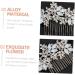 Beavorty comb Wedding Hair Accessories for Brides Bridal Hair Decor Bridal Headpieces for Wedding Bride Wedding Headdress Bride Headdress European and American decorate alloy - Buy Online on GoSupps.com