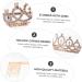 MAGICLULU 3 Sets Party Decoration Scrunchies Wedding Headpiece Bride Happy Birthday Sash Crown Party Decorative Crown Headband Gold Ceremonial Belt Alloy Material - Buy Online on GoSupps.com