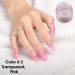 Dip Powder Color No.2 Transparent Pink Builder Color System Nail Gel Effect 1 oz - Buy Online on GoSupps.com