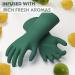 Vgo Household Gloves with Lining, Latex-Free & Odorless, Thick Antislip Cleaning Gloves for Kitchen, Bathroom, and Garden - 1 Pair Large (Dark Green) - Buy Online on GoSupps.com