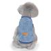 YAODHAOD Dog Sweater Dog Clothes Plush Soft Thick Warm for Winter Dogs Cats Blue Size XL Blue XL