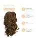 30cm Ash Brown Ponytail Hair Extensions - Curly Claw Clip In Braid - Synthetic Hair for Women - Buy Online on GoSupps.com