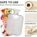 NAANLE Bee Poppy Flower Watermelon Heat Bottle - 1L Transparent Hot Water Bottle with Cover for Pain Relief & Therapy - Ideal for Bed Hands & Feet - Buy Online on GoSupps.com