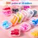 300 Pairs Reusable Silicone Ear Plugs | Noise Cancelling for Sleeping, Swimming, Shooting, Concerts | 10 Assorted Colors with Carry Cases | Soft Earplugs for Snoring | Bulk Pack - Buy Online on GoSupps.com