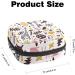 Buy Stylish Menstruation Pad Bags with Zipper - Cute Patterns for Women & Girls | Flamingo Monkey Snake Giraffe Cat Forest Design - Buy Online on GoSupps.com