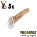 Fourles Natural Kausnack for Dogs - 100% Deer Antler Chews Dental Sticks Minerals - Size L 5 Pack Premium Chewing Treats - Buy Online on GoSupps.com