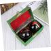 Magiclulu Chinese Massage Balls - 4 Pcs Baoding Balls for Health & Meditation - Fitness & Relaxation in Brocade Box - Buy Online on GoSupps.com