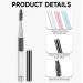 Spoolies Mascara Wands with Cap - 4 Pcs Portable Eyelash Brush Applicators for Eyelash Extensions | Reusable Travel Makeup Tools for Women - Buy Online on GoSupps.com