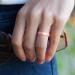 ThunderFit Women Silicone Wedding Bands - Breathable Leaf Cross Pattern Rings | Rose Gold | Black | Galaxy - 4mm Wide, Size 5.5-6 (16.5mm) - Buy Online on GoSupps.com