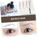 FOMIYES 36 Pcs Eyebrow Stickers Makeup Stickers 3d Eyebrows Stickers Eyebrow Tattoos Stickers Tool 4d Bionic - Buy Online on GoSupps.com