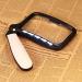 Magnifiers 2X Handheld Folding Magnifier with 5 Led Light Hd Acrylic Square Magnifying Glass for Elderly Reading Newspaper Looking/White - Buy Online on GoSupps.com