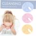 FRCOLOR Face Cleaning Puffs - 3pcs Round Cleansing Pads for Comfortable Makeup Removal | Best Fiber Makeup Tools - Buy Online on GoSupps.com