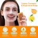 Kojic Acid Soap Turmeric Soap Bar Lemon Turmeric Kojic Acid Soap Bar for Acne Fine Lines Kojic Acid Soap Original for Deep Cleansing Turmeric Brightening Soap Smooth Skin Dark Spot Corrector Remover - Buy Online on GoSupps.com