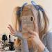 Blue Bow Ribbon Hair Clip - Cute Hair Styling Accessory for Baby, Toddler, Teen Girls - Buy Online on GoSupps.com