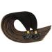UGEAT Balayage Bonding Extensions | Real Human Hair U Tip Extensions | 45 cm | #1B/4/27 - Black & Dark Brown Options for Glamorous Looks - Buy Online on GoSupps.com