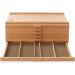 7 Elements 6 Drawer Wooden Artist Storage Supply Box for Pastels  Pencils  Pens  Markers  Brushes and Tools 6-Drawer - Buy Online on GoSupps.com
