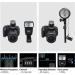 JJC 3-in-1 Wireless Flash Trigger & Shutter Remote Control Kit for Canon Cameras | Two Receivers, Cable Included - Buy Online on GoSupps.com