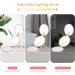 MIYADIVA Magnifying Mirror with Light | 3 Side 20X 5X 1X Magnification | Travel Makeup Hand Mirror - Buy Online on GoSupps.com