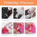 4-Piece Nail Art Stamper Kit | Silicone Clear Stamps & Scraper | DIY Manicure Tools for French Nail Design - Buy Online on GoSupps.com