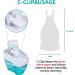 Nasal Irrigation System Custom Cleaning Kit - Silicone Salt Water Pods Refills (10Pcs) in Black - Buy Online on GoSupps.com