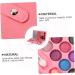 Healeved 33 Makeup Palette Eyeshadow Glitter Toys Pretend Makeup Eyeshadow Palette Play Bag Leather Rosy - Buy Online on GoSupps.com