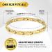 Magnetrx Ultra-Strong Magnetic Tape for Women - Adjustable Gold Bracelet with Crystal & Size Tool | Double Magnet Stainless Steel - Buy Online on GoSupps.com