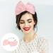 Minkissy Huge Bow Headband Candy Colored Hair Hoop Party Props Lovely Large Bowknot Hairband Party Props for Woman Girl(Pink) - Buy Online on GoSupps.com