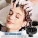 Scalp Massager Scalp Massager Hair Growth Scalp Scrubber Shampoo Brush for Remove Dandruff Hair Scrubber Silicone Scalp Brush Scalp Exfoliator (Black+Green) - Buy Online on GoSupps.com