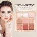  yanzisura Makeup Eyeshadow Palette 9 Colors Waterproof Matte Eyeshadow Palette Natural Makeup for Eyes Nude Multicolor Long Lasting Eyeshadow - Buy Online on GoSupps.com