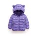 Hooded Coat for Kids Winter Jacket Toddler Padded Coat Warm Puffer Jacket Infant Waterproof and Lightweight Outwear Long Sleeve for Boys Girls 12-18 Months 12-18 Months purple