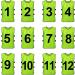 TOPTIE Numbered Training Vests Set #13-24 - Pack of 12 Soccer Pinnies - Buy Online on GoSupps.com