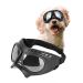 PETLESO Dog Goggles Medium Breed, Dog Sunglasses for Medium Dog Puppy Sunglasses UV Protection for Dog Driving Hiking, Silver Lens Medium Silver Lens