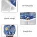 Glowing Moon & Starry Oil Painting Dry Hair Cap Set | Quick Drying Towel & Button Headband | Super Absorbent & Soft - Buy Online on GoSupps.com