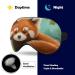 Soft Blackout Eye Mask - Adjustable Red Panda Sleep Mask for Women | Travel Comfort & Easter Gifts - Buy Online on GoSupps.com