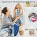 Kainga Recka Wool Dryer Balls 8PCS - Organic New Zealand Wool - Chemical-Free Laundry Balls for Wrinkle Reduction and Time Saving - Buy Online on GoSupps.com