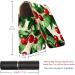 Travel Lipstick Organizer Case | Portable Makeup Bag with Mirror | Fruit Watercolor Cherry Design - Buy Online on GoSupps.com