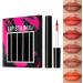 Lipliner Discoloration Peel Off Lipliner Pencil Set 6 Pieces Smudge Resistant Fade Resistant Lip Stain for Women Girls Girlfriend Family Friends - Buy Online on GoSupps.com